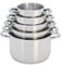 Set pentole 5pz induzione batteria casseruole inox triplo fondo 12 a 20 cm