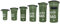 DonDon Dry Bag Borsa Impermeabile da 2l, 5l, 10l, 15l, 20l, 30l con Tracolla - Olivia 2 Litri