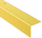 DQ-PP Winkelprofil | Profilmaße - 30mm x 30mm gebohrt inkl. Schrauben | Gold | 100cm | Aluminium | 1m | Winkelleiste | Abschlussprofil | Treppenkantenprofil | Treppenabschluss