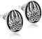 NKlaus Paar Bärentatze Ohrstecker 13mm Indianer 925 Sterling Silber native Indigen 4971
