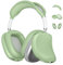 3-in-1-Abdeckung für AirPod Max, weiche Silikon-Hülle Kit für AirPod Max Ohrpolsterabdeckungen/Ohrmuschelabdeckungen/Kopfbandabdeckung, kratzfestes Schutzzubehör für Apple AirPods Max Kopfhörer (Grün)