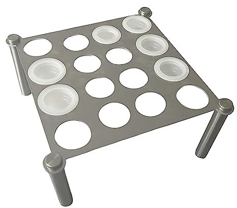 TEYOUYI Soporte de piezas de ajedrez para moldes de silicona de bricolaje, accesorios para moldes de silicona de bricolaje, no incluye moldes (solo soporte), viene con 1 soporte y 4 patas