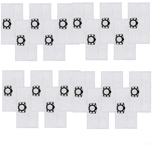 Lot de 20 sacs filtrants de rechange pour aspirateur Karcher 2.863-314.0, KFI 357 KA 40 WD2, Plus WD3 SE4002