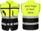 Tubaxing Maßgeschneiderte Sicherheitsweste, Reflektierende Securiry-Sicherheitsweste, Bauuniform Taktische Weste für Herren, Outdoor-Sportjacke Aufdruck mit Logo/Text Green,XL
