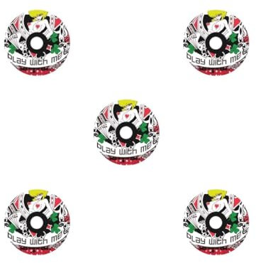 Mealoodiousmusea Set di 5 tappi per forcella anteriore da 3,8 cm, design alla moda, per bici da strada, mountain bike, bici C