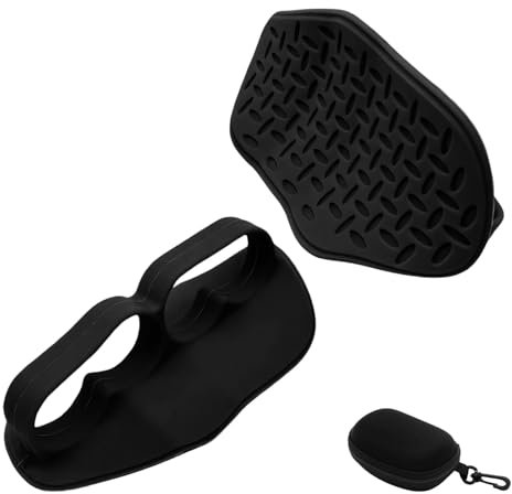 Casbomy Fitness Handschuhe, 1 Paar Silikon Gym Grip Handschuhe, Zughilfen Krafttraining Anti Rutsch Fingerlos Trainingshandschuhe, Fitness Gym Zubehör für Sportschutz, Gewichtheben, Crosstraining