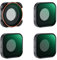 K&F Concept 4 Pezzi Set di Filtri (CPL ND8 ND16 ND32) per GoPro Hero 13/12/11/10/9, Filtro Polarizzatore Circolare e Densità Neutra, con 28 Strati di Nano Rivestimento, Fotocamera di Azione Accessori