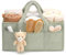 Baby Windel Caddy Organiser New Born Baby Essentials für neue Mutter Wickelkorb (Grün)