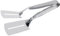 Gosknor Pinzas para Barbacoa, Pinza de Pala de Doble Cara Acero Inoxidable 2025 Nueva Espátula Doble Cara Pinza Multifuncional para Parrilla Pinzas Asar Carne Pescado Pan Accesorio Cocina