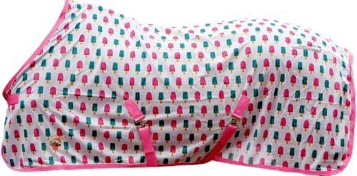 HKM Naples Fliegendecke, Pink/Aqua, 85