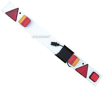 leisure MART LED Trailer lighting board 4ft with 6 meters of 7 core cable and fog lamp Part no. LMX1844