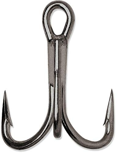 VMC Unisex-Erwachsene Fishfighter Treble 6 X Einheitsgröße 6X Coastal Black #2, Küstenschwarz, 2