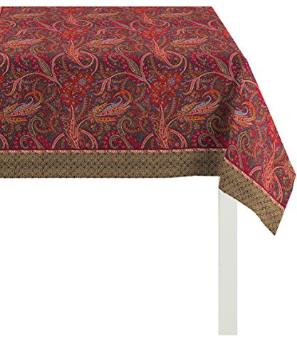 Apelt Tischdecke, Baumwolle, rot, 130 x 130 x 0.2 cm
