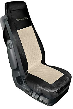 LAMPA 97852 Universal Sitzschonbezug Vorne Kunstleder WildLeder Schwarz