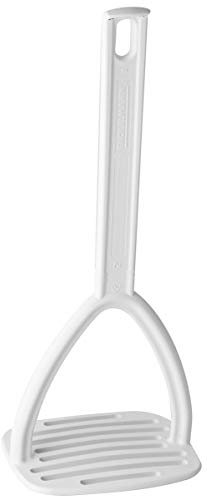 FACKELMANN Blanca, schiacciapatate in plastica, per pentole e padelle rivestite (Colore: Bianco), quantità: 1 Pezzo