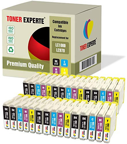 TONER EXPERTE 30 XL LC1000 LC970 Druckerpatronen kompatibel für DCP-130C 135C 150C 260C 330C 350C 357C 540CN 560CN 750CW 770CW Fax-1355 1360 1460 2840C MFC-235C 240C 440CN 465CN 5460CN