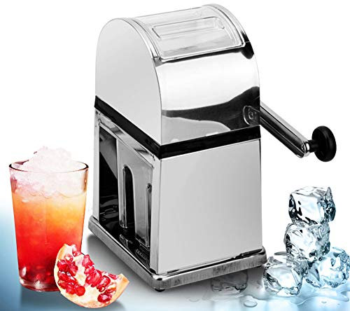 Aprilhp Trituradora de Hielo Manual, Picadora de Hielo para Granizados y Mojitos, Portátil Picador de Hielo Ice Crusher