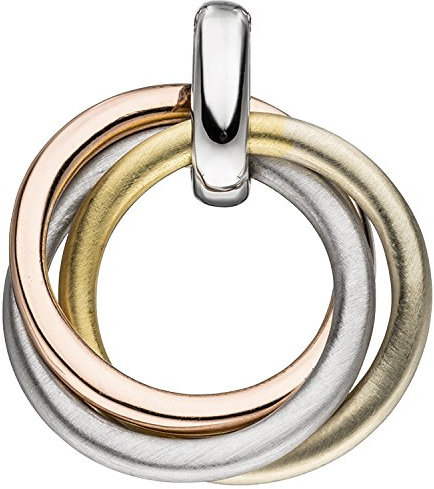 Jobo Damen-Anhänger aus 925 Sterling Silber Tricolor