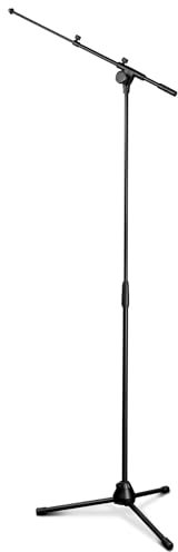 Gravity TMS 4322 B - Asta per microfono serie Touring con braccio telescopico a 2 punti di regolazione
