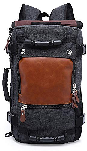 Motorrad Rucksack/Hecktasche Canvas Craftride Vintage VG6 28 Liter schwarz