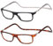 NEW VISION Lesebrille mit Magnetverschluss 2 pack, Lesebrillen, Bequem Magnetverschluss Vorne, Reading Glasses NV2904, Lesehilfe für Damen Herren (Mn, 1.5, x)