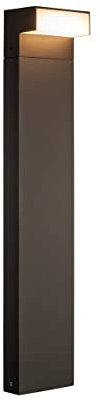 SLV L-LINE OUT 80 | Stehleuchte, LED Außen-Beleuchtung für Wege, Eingänge, Outdoor Garten-Lampe, Außenleuchte, Standleuchte | CCT switch 3000/4000K, IP65, LED Inside, anthrazit