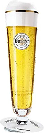 Warsteiner Magnum Tulpe 1,0 l Kristallglas Tulpe Bierglas 1 Liter Fassungsvermögen