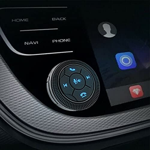 SPORTARC Button Media - Mando a distancia para volante de coche, GPS, inalámbrico, botón inteligente, control remoto de volumen