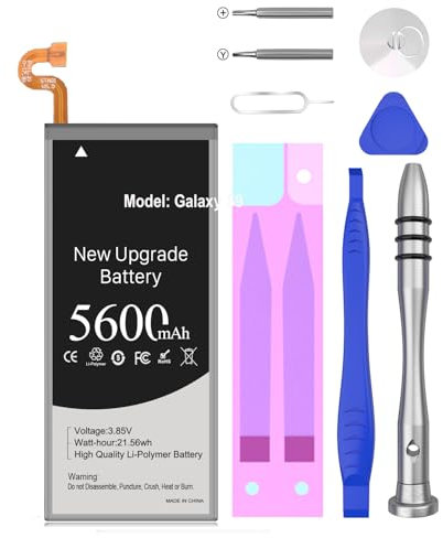 Battery for Samsung Galaxy S9, 4600mAh Upgraded High Capacity Replacement Battery for Samsung Galaxy S9 EB-BG960, EB-BG960ABA, G960F with Repair Tool Kit