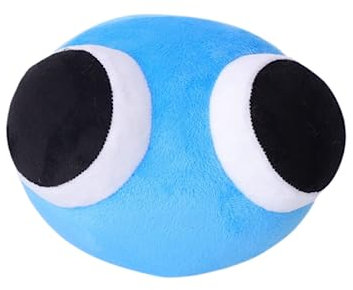 Rainbow Friends Chapter 2 Cuddly Toys,Cyan and Yellow Rainbow Friends Plush Toy Anime Kawaii Plush Stuffed Toy Cute Plushies Plush Toys Gifts for Children (Blue)