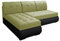 BROMARKT Ecksofa GRILIA L-Form Schlafsofa Wohnlandschaft Links/Rechts Couch, Bettkasten,Schlaffunktion,viele Farbvarianten (Links, Rino 32 - Olivgrün + Madrit 9100, h80 x t141 x b200 cm)