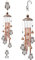klangspiele, Windspiel für draußen hängend, Windspiel Metall Eule, Eule gartendeko, deko Eule, Glockenspiel Wind, hexenglocke für Hof, Balkon, Terrasse und Heimdekoration