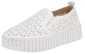 Bernie Mev TW Fern - Damen Schuhe Sneaker - White, Größe:36 EU