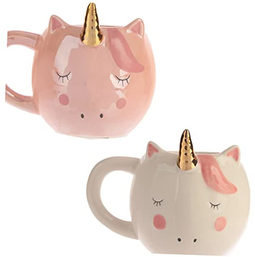 Alipis Taza De Cerámica Unicornio Diseño Creativo Para Agua y Té Hogar y Oficina Blanca