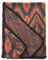 Decke aus Merinowoll-Mischgewebe, weich, warm, waschbar, großer Überwurf für Camping, Bett, Reisen, Notfall, 224 x 160 cm, Orange