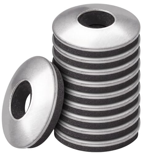 BOUMVID Rondelles d'étanchéité EPDM en Acier Inoxydable M10 x 25 mm, 10 Pièces Rondelle Neoprene, Rondelles Metal avec Joint Caoutchouc, Rondelle pour Tole Ondulée pour vis Autotaraudeuses