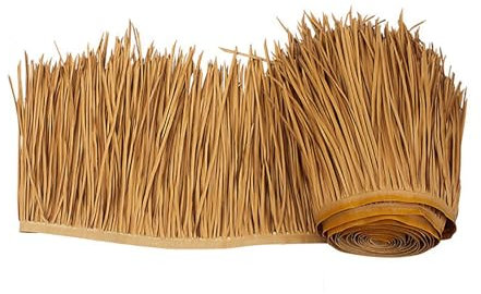 Techo De Paja Sintética, Paja Falsa Artificial Techo, Rollo De Paja De Palma Artificial, Decoración De Paja Retardante Simulada, Para Gazebo Jardín Sombrilla Valla Terraza Bar(0.5x2m(19.7x78.7in))