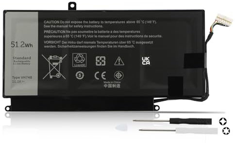 K KYUER 51.2Wh VH748 Laptop Battery for Dell Inspiron 14 5439 Vostro 5460 5470 5480 5560 5460D 5470D 5480D 5560D 5560R V5460D V5460R Serie 0VH748 DXR10 6PHG8 451-BBBY P34F P34F001 P41G P41G001 P41G002