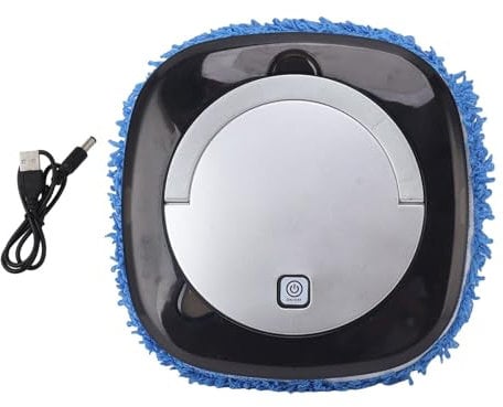 FLCPJGV Robot Aspirador automático para Fregar Suelos, fregador Inteligente, fregador doméstico para alfombras, Argén