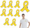 9PCS Yellow Ribbon Pin Bring Them Home Yellow Ribbon Pin Support Campaign Mental Health Awareness Pins Yellow Ribbon Badge Charity Donation Event Gift Hostages Israel for Women Men