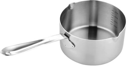 Mikinona Stainless Steel Milk Pot Saucepan Lid Multi-Purpose for Cooking Tea Pot Leak