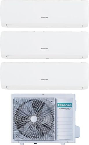 Climatizzatore Trial Split 12000 + 12000 + 9000 Btu, con Pompa di calore, Classe energetica A++/A+