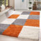 HomebyHome Shaggy Teppich Läufer Flur 80 x 150 cm - Shaggy Teppich Hochflor Terrakotta Extra Weich und Flauschig - Bettvorleger Teppiche für Schlafzimmer - Waschbarer Küchenläufer - Carpet, Halı