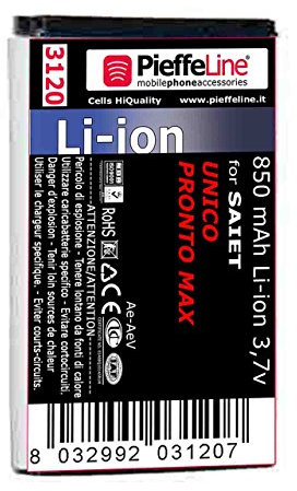 Batteria per Saiet Unico - Pronto Max e NGM ROMEO e Majestic Sileno 41N / 41R / flip da 850 Mah a Litio