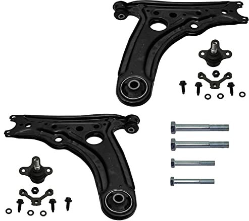 2x Querlenker Schrauben Satz 2xTraggelenk Vorderachse für Seat Arosa 6H für VW Lupo 6X1 6E1 Polo 6N2