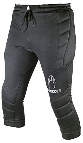 HO Soccer 3/4 Logo Pantalones de Portero, Unisex niños, Negro, 8