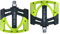 Evetin 9/16 Zoll Flat Plattform Pedale Ultra-Light MTB BMX Rennrad Trekking Anti-Rutschpedale Fahrrad Pedale Street Boy (Grün)
