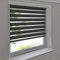 DeLaHome - Doppelrollo 75 x 200 cm anthrazit Klemmfix Klemmrollo und Kleberollo Duorollo Vario Rollo Seitenzug Jalousie für Fenster und Türen ohne Bohren