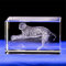 Kristallglas Cheetah (Leopard), Statue-Modell, 3D-Lasergravur, Gepard (Leopard), Figur, Kunst, Tier-Kristallglas, Würfel, Gravur, Cheetah (Leopard), Ornamente, Geschenke (40 x 40 x 60 mm)