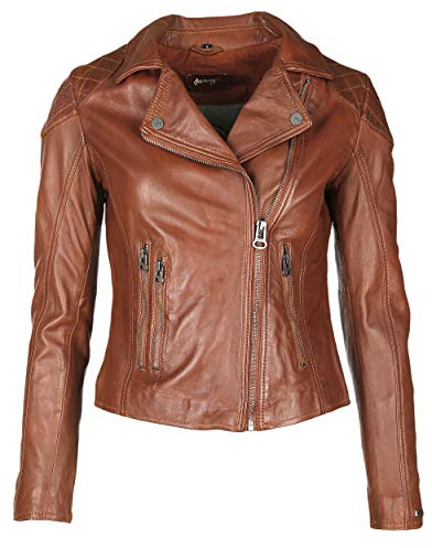 Maze Damen Lederjacke Ibiza Cognac L